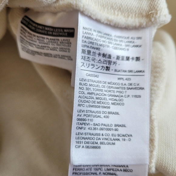 Levi's Indio Sweatshirt Buttercream size XL - Picture 15 of 16